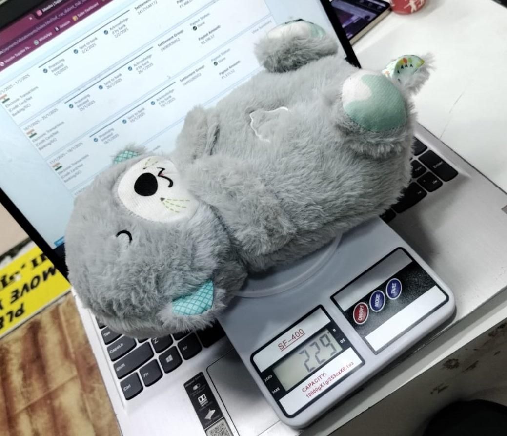 Breathing Plush Teddy – Soothing Music for Comfort & Better Sleep