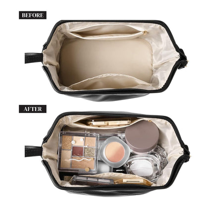 Large Capacity Cosmetic Travel Bag – Portable Makeup & Toiletry Organizer