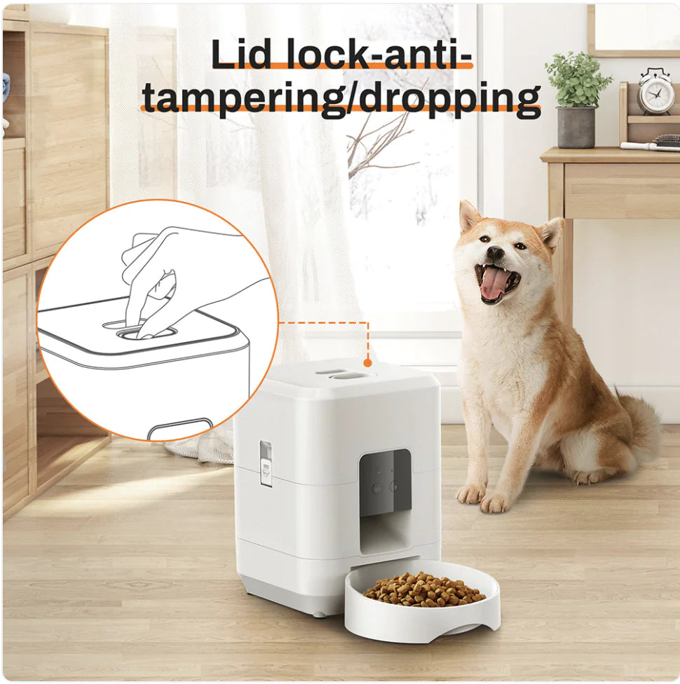 Automatic Smart WiFi Pet Feeder - 2Litre