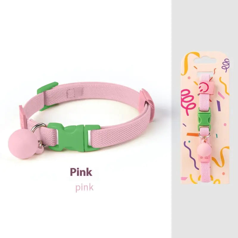 Adjustable Small Dog Elastic Pet Collar