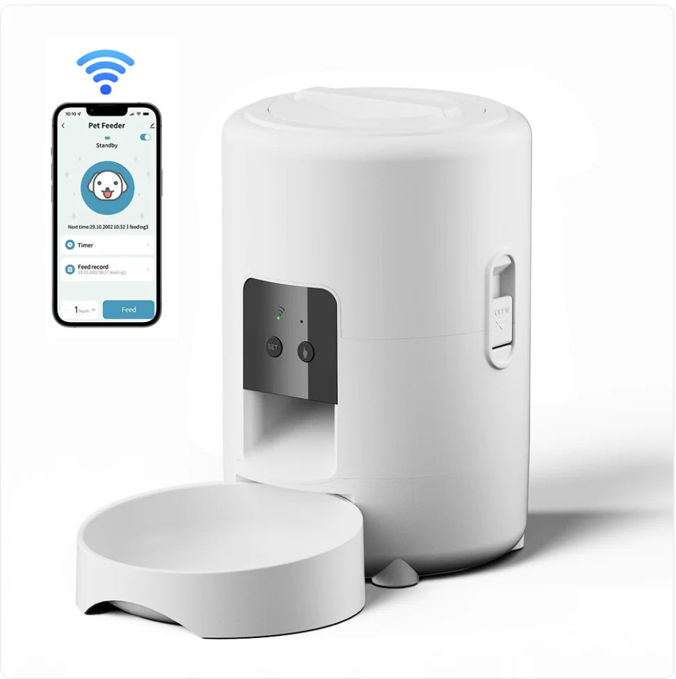 Automatic Smart WiFi Pet Feeder - 2Litre