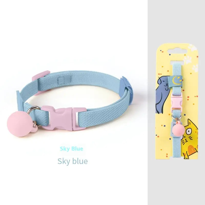 Adjustable Small Dog Elastic Pet Collar